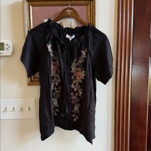 Talori Floral Embroidered Top